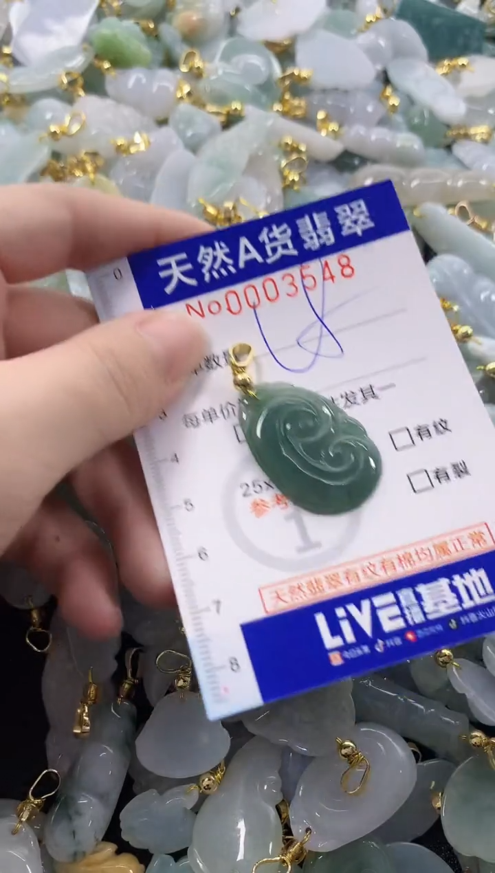 颈饰未镶嵌翡翠天然A货翡翠