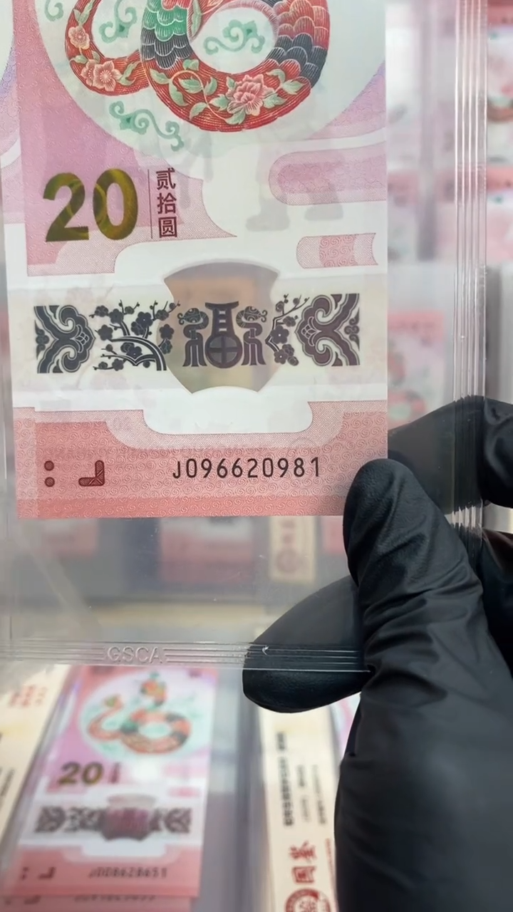 【闪购商品】塑料蛇钞 真钞【单张】0981