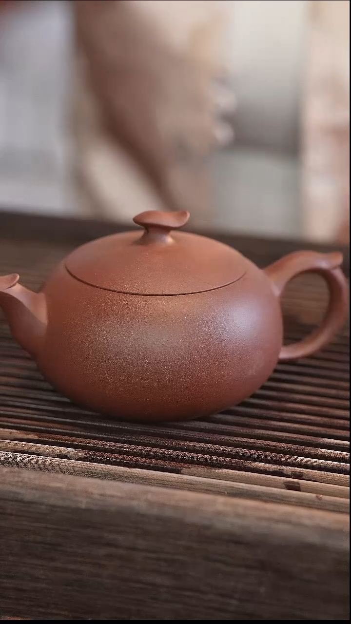 茶壶紫砂凤鸣朝阳 半手工 260cc