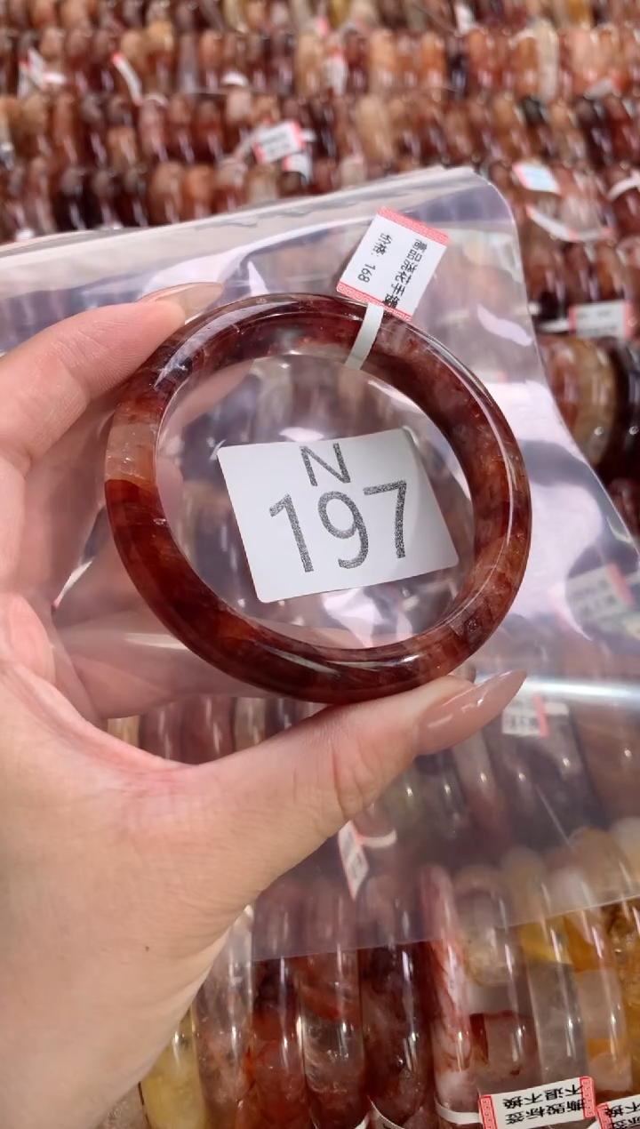 水晶珠宝半成品未镶嵌水晶手镯197-59