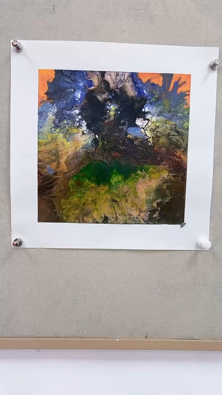 【闪购商品】绘画杨风顺绘画1平尺抽象