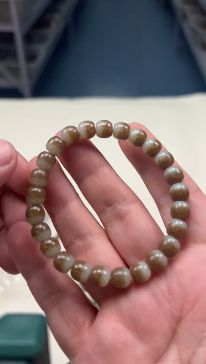 未镶嵌手串和田玉单圈6638