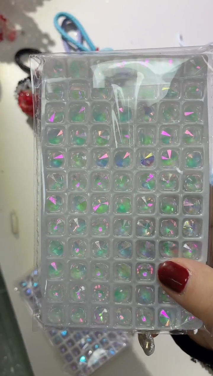 玻璃A93卡8华子飞碟片100个粉包绿