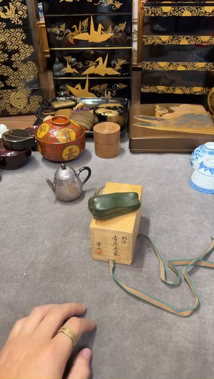 脱胎香盒  大漆漆器大漆漆器