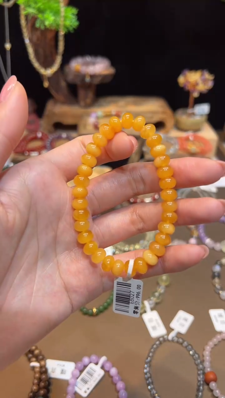 手饰琥珀未镶嵌手饰@@E6027