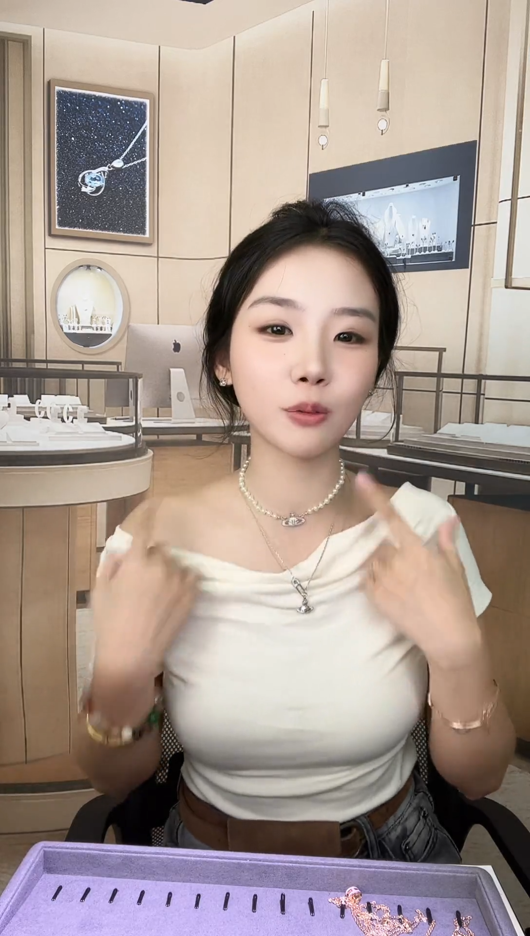 太后全新未使用珍珠款