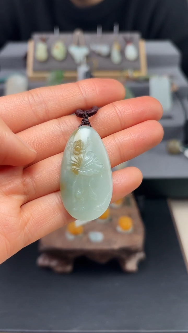 【闪购商品】和田玉颈饰未镶嵌和田玉年年有余