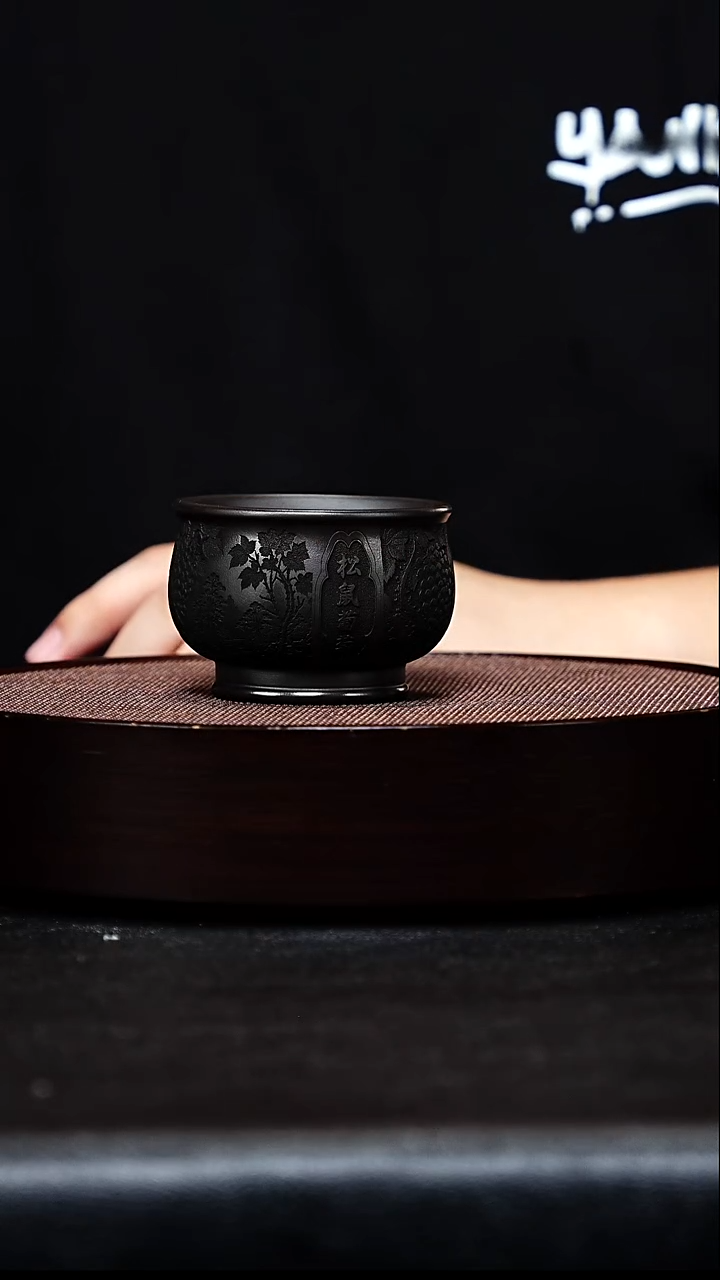 茶壶紫砂宜兴原矿手工紫砂 主人杯缸杯 石黄