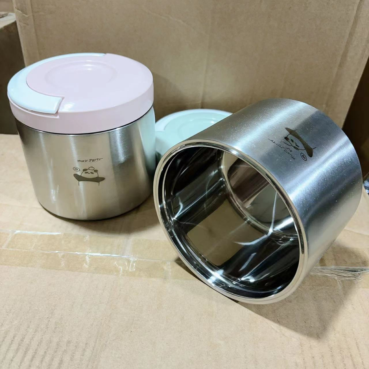 不锈钢真空保温饭盒多层保温提锅密封防漏饭桶分格学生便当盒