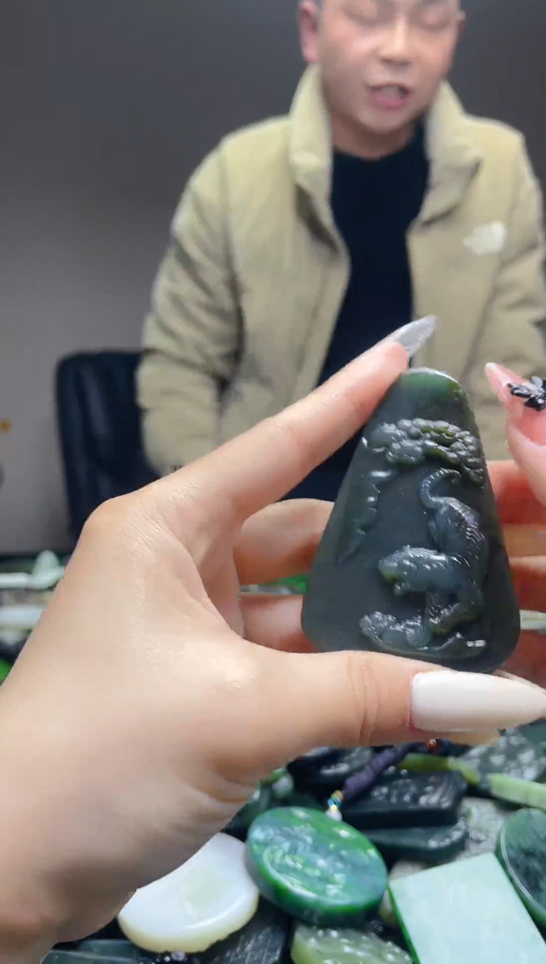 颈饰未镶嵌和田玉704