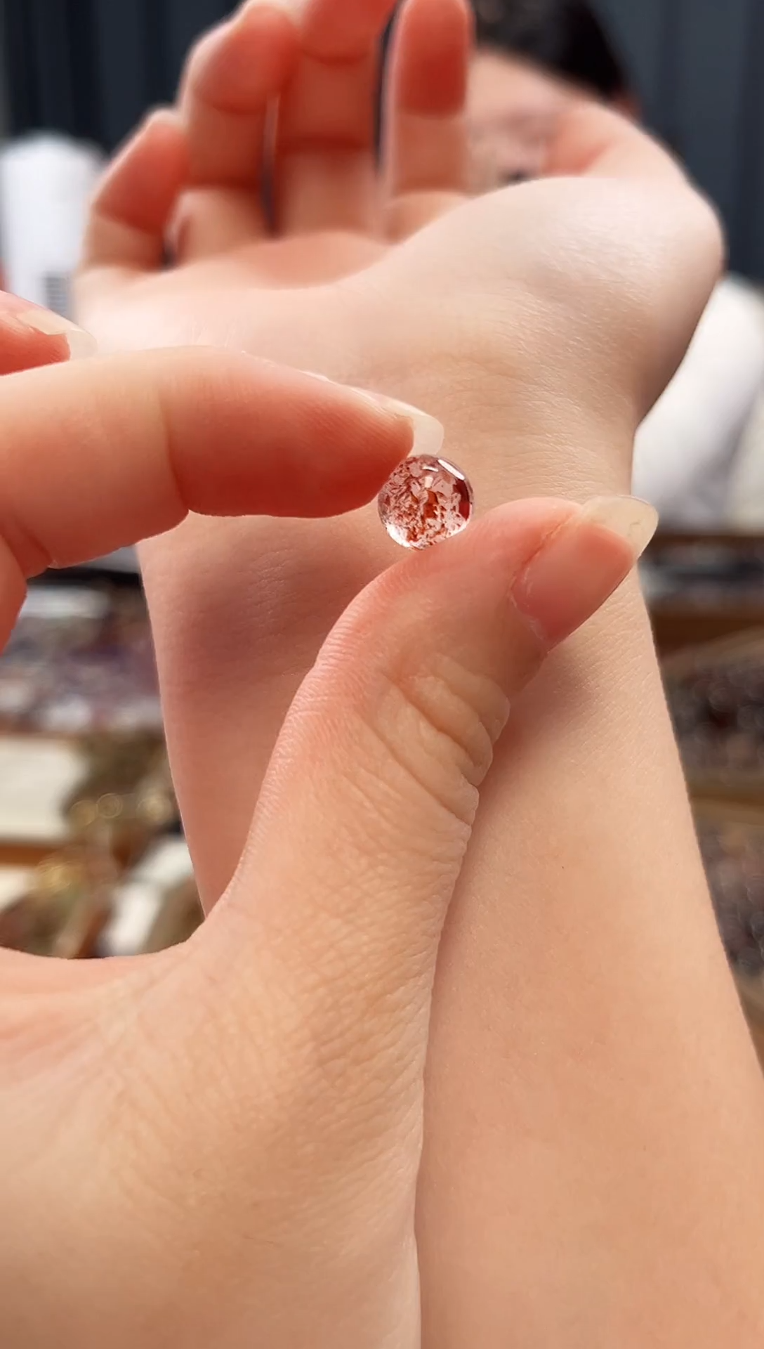 未镶嵌手串水晶超七单珠8.6mm【多样性发一】