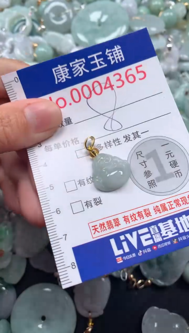 颈饰未镶嵌翡翠4365