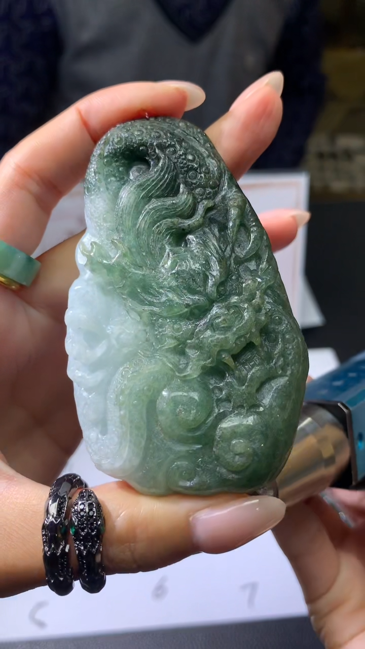 【闪购商品】定制翡翠未镶嵌不退不换CMH1件-A