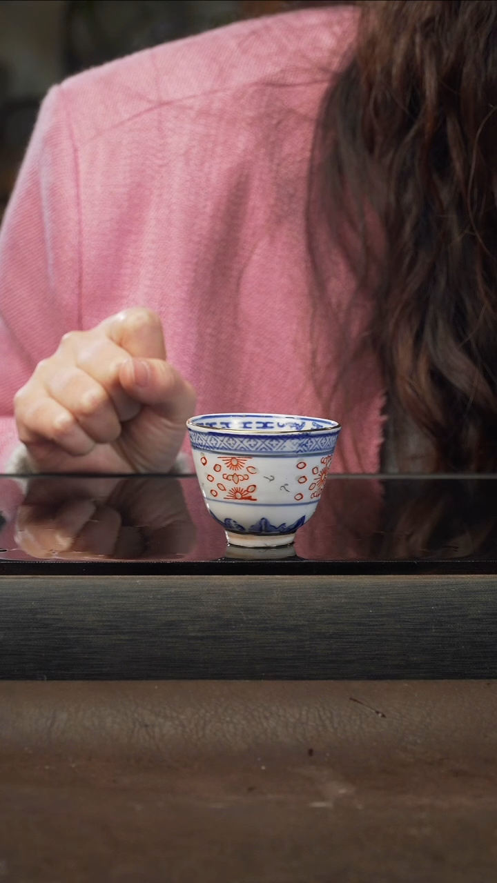 茶壶紫砂4 玲珑白瓷杯