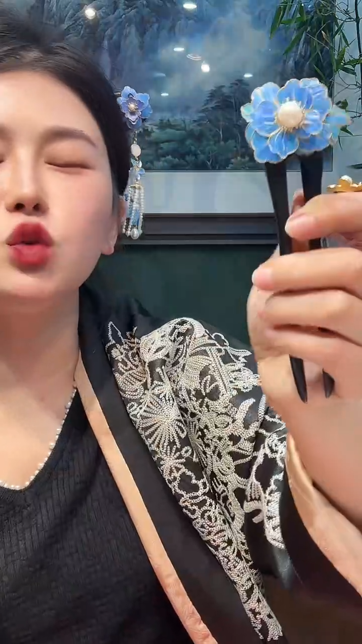 大理石铁合金非遗手工首饰