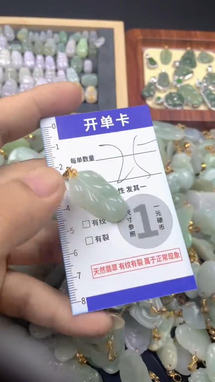 颈饰未镶嵌翡翠天然A货翡翠