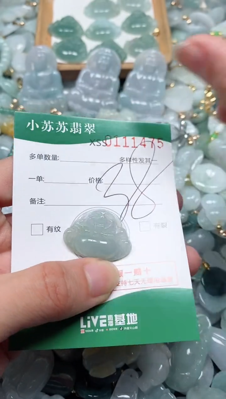 【闪购商品】翡翠颈饰未镶嵌闪购商品0111475