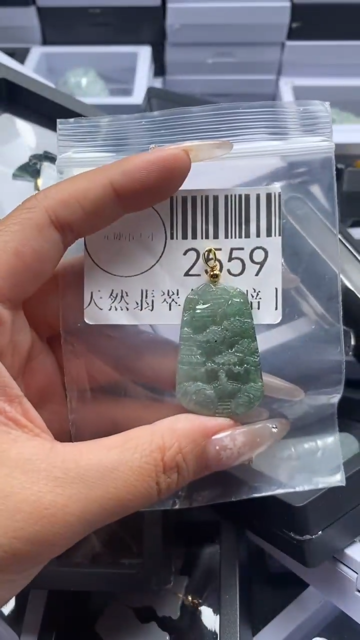 颈饰未镶嵌翡翠2559