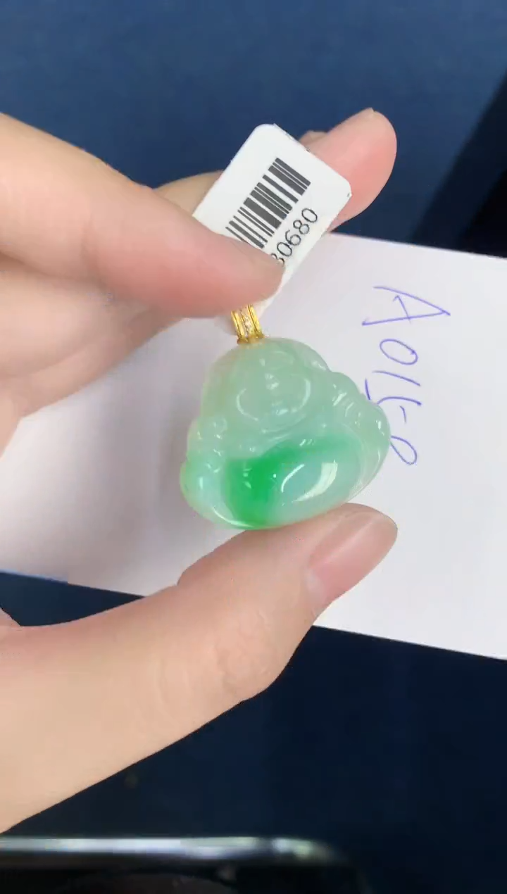 【闪购商品】翡翠颈饰18K金镶嵌000000000