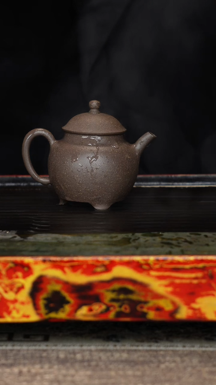 【闪购商品】紫砂茶壶三足如虹青段ldw