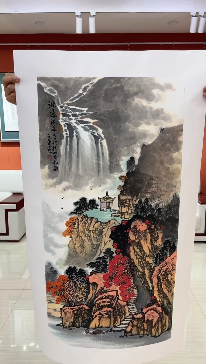 【闪购商品】国画郑乐华绘画手绘作品18-19
