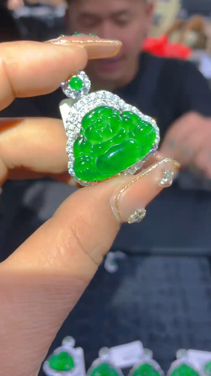 【闪购商品】翡翠吊坠(赠链)未镶嵌0833637351多样性发其一