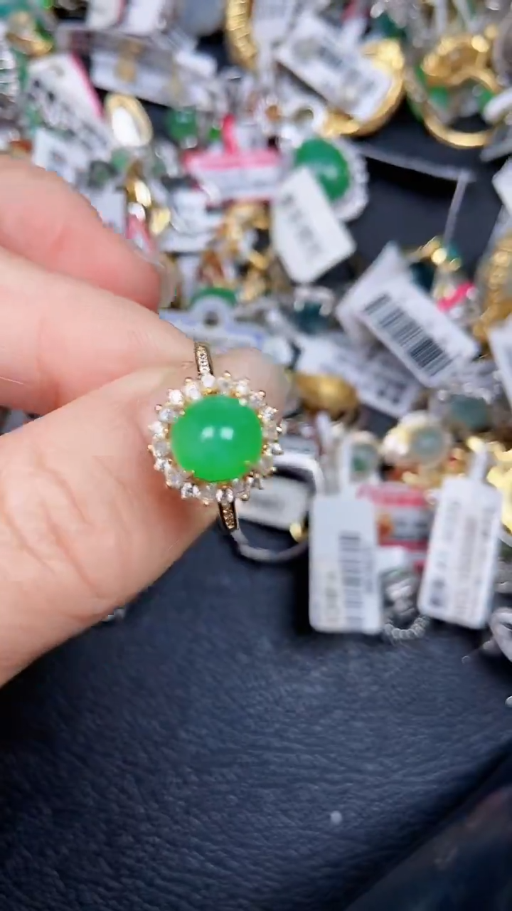 颈饰银S925镶嵌翡翠1991