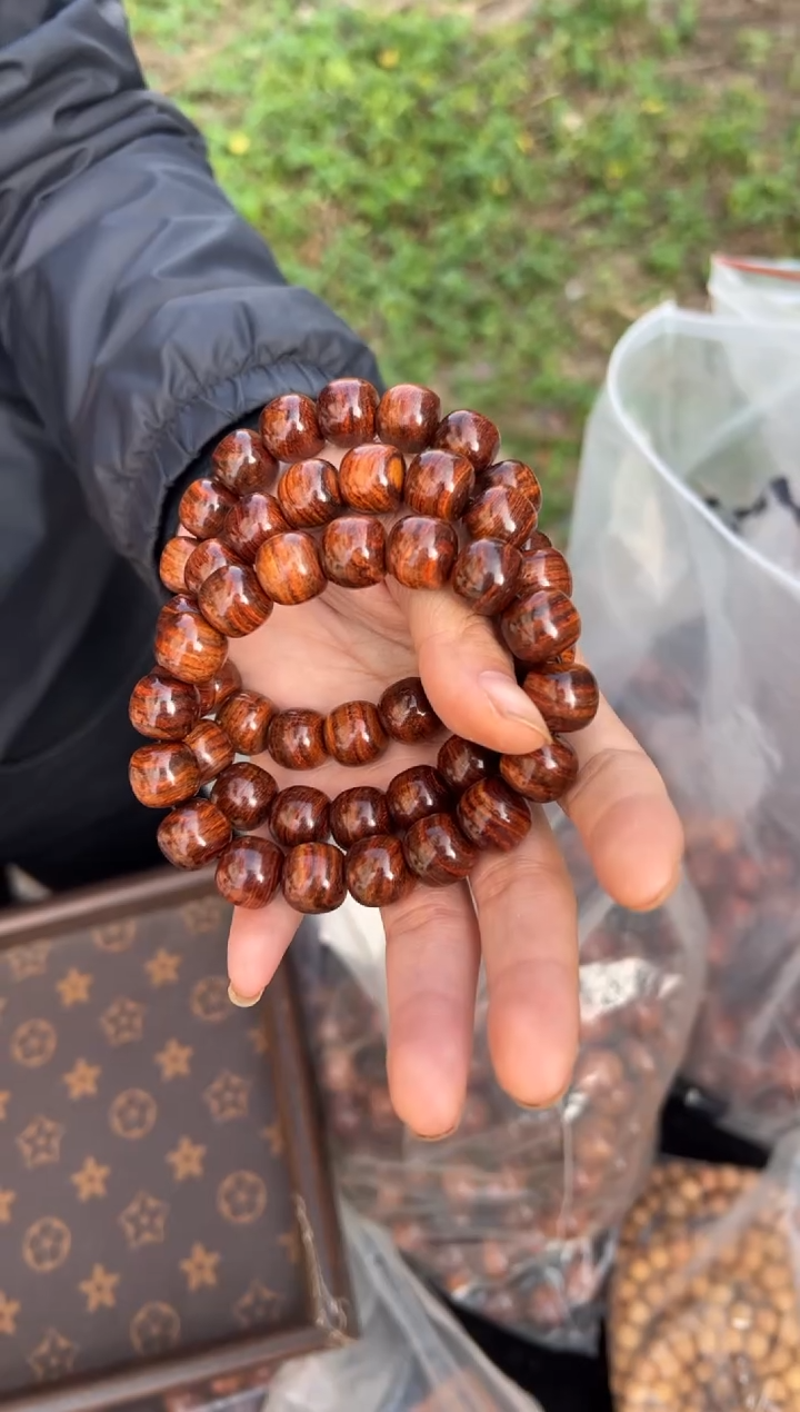 黄花梨/降香黄檀A020紫油梨12*13老型珠158多样性发一