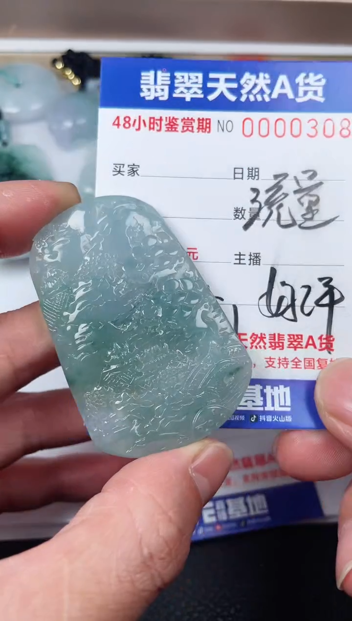 【闪购商品】翡翠颈饰未镶嵌天然翡翠玉石挂件