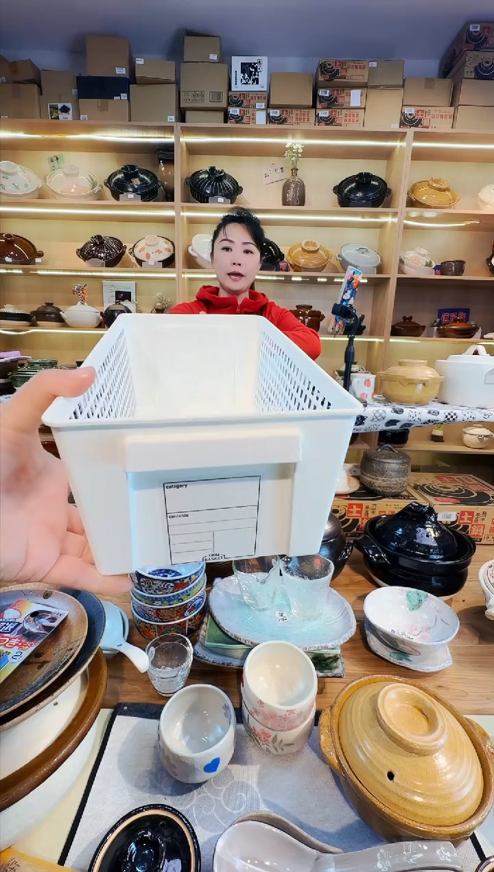 日本进口厨房分装储物蓝