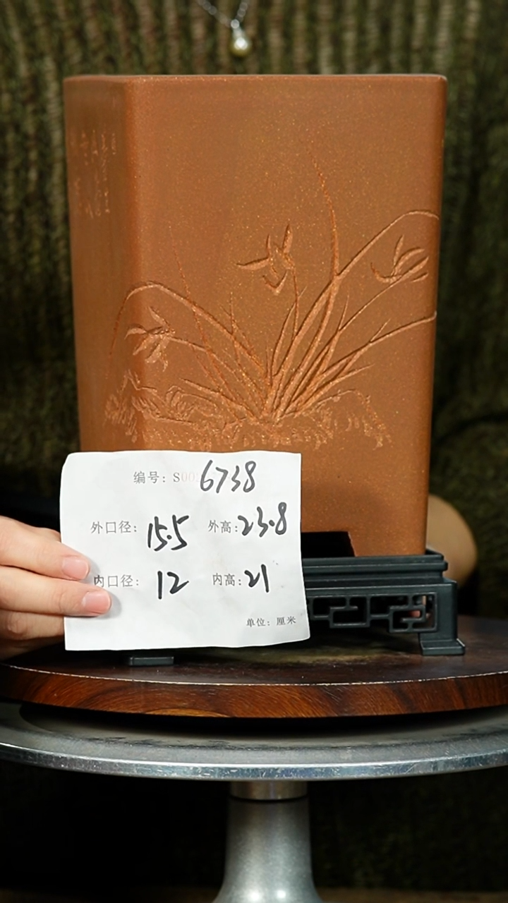 紫砂花盆6738&=s^ 紫砂花盆紫砂