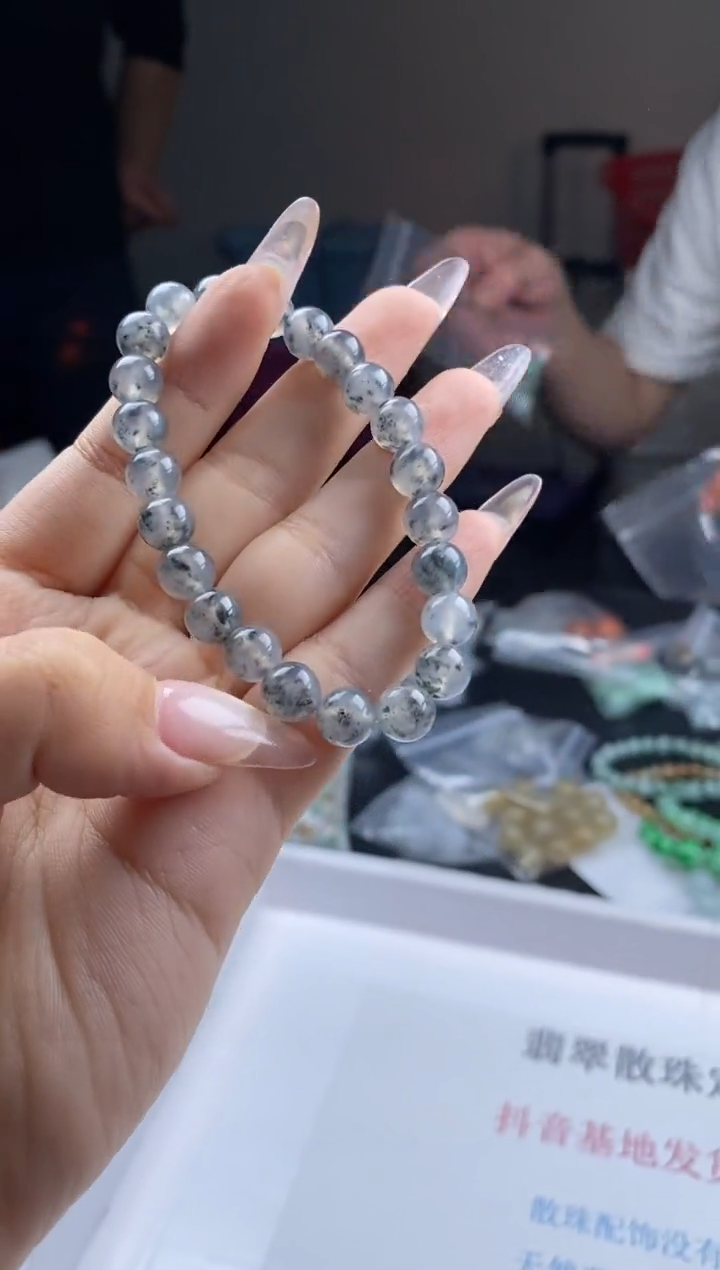 翡翠未镶嵌颈饰贞城散珠批发DIY编制