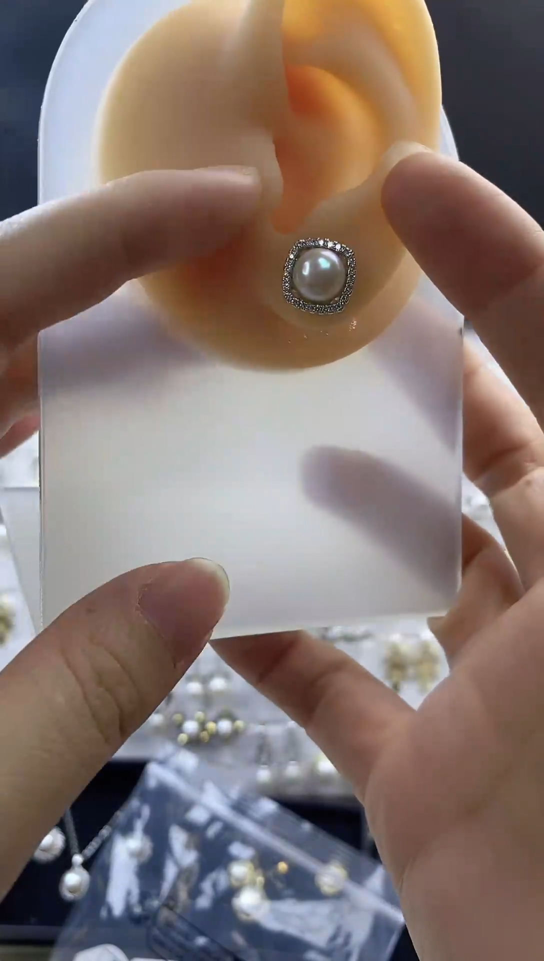 合金耳饰淡水珍珠187