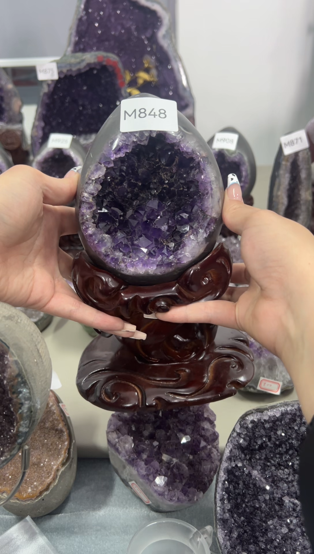 未镶嵌珠宝半成品水晶M919