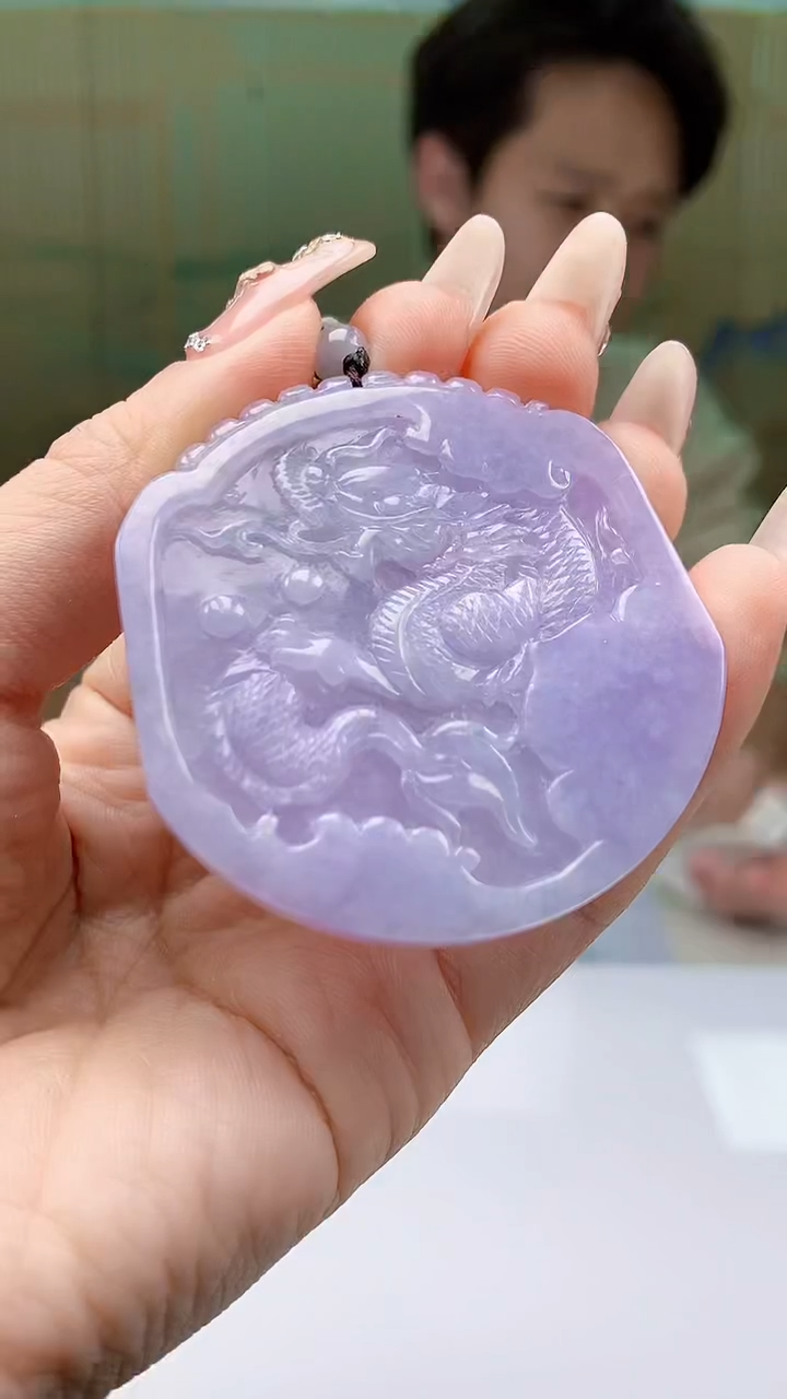 【闪购商品】定制翡翠未镶嵌1502ty-毛货挂件131