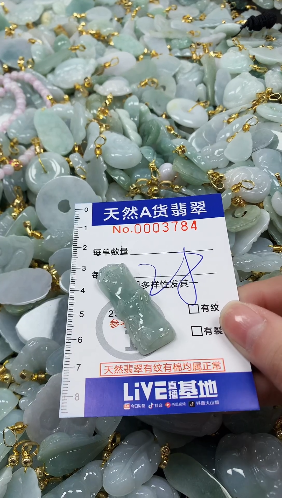 颈饰未镶嵌翡翠天然a货翡翠