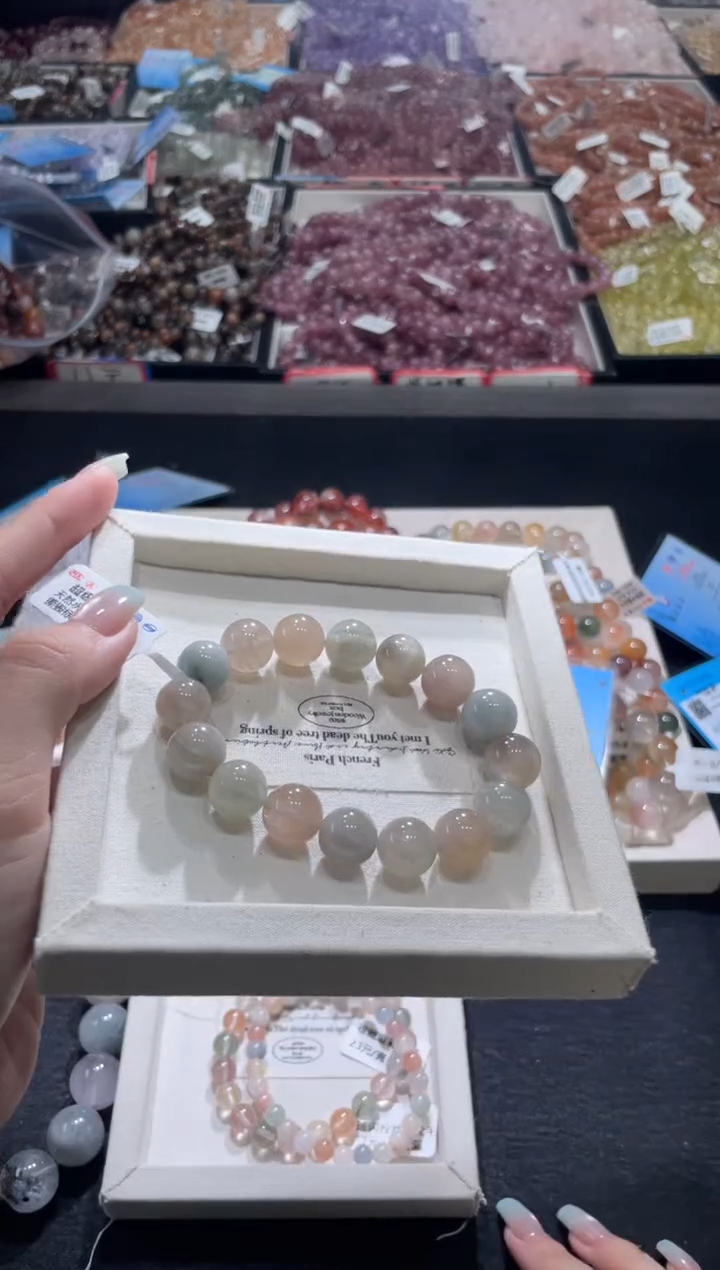 未镶嵌手链水晶303号 多样性发一12+