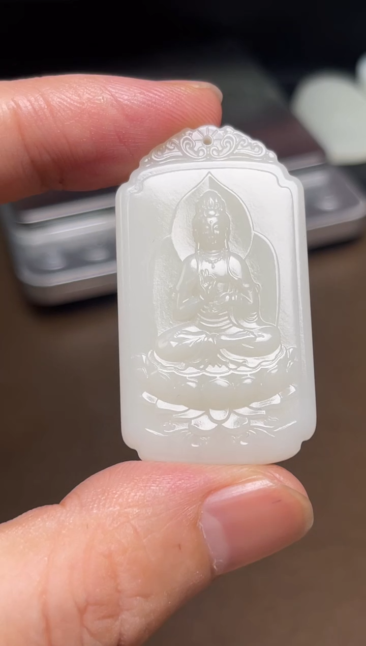 和田玉未镶嵌颈饰22