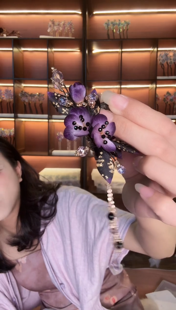 合金无 237 【 单只小抓夹】带流苏