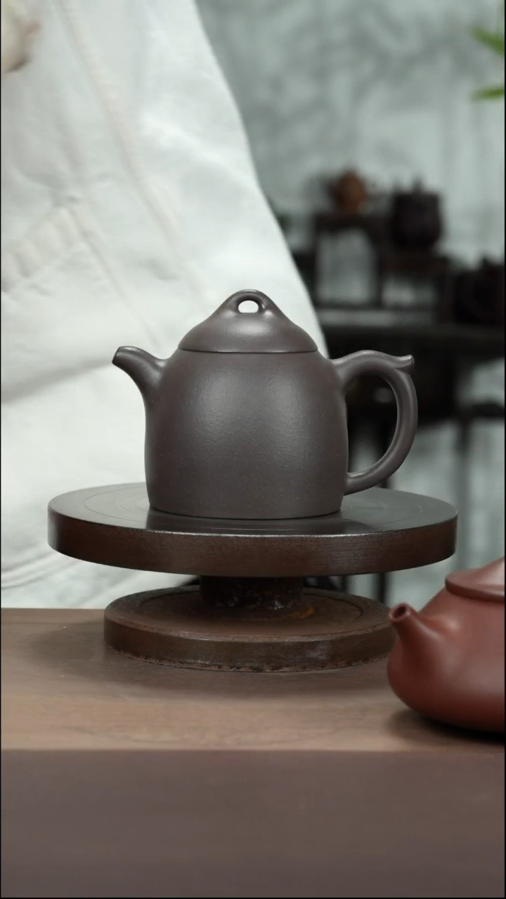 【闪购商品】紫砂茶壶天青泥秦权