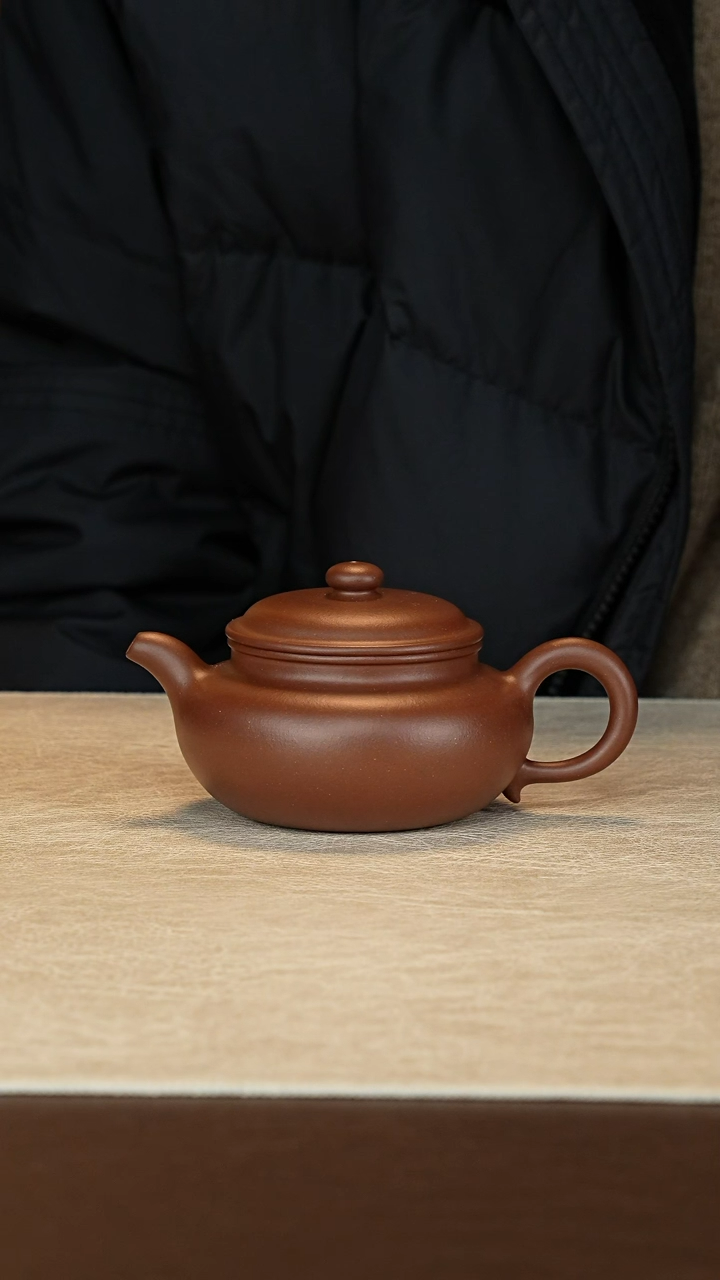 【闪购商品】紫砂茶壶景舟仿古 底槽清 210cc