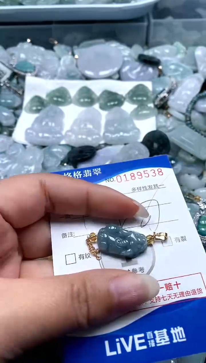 【闪购商品】翡翠颈饰未镶嵌闪购商品0189542