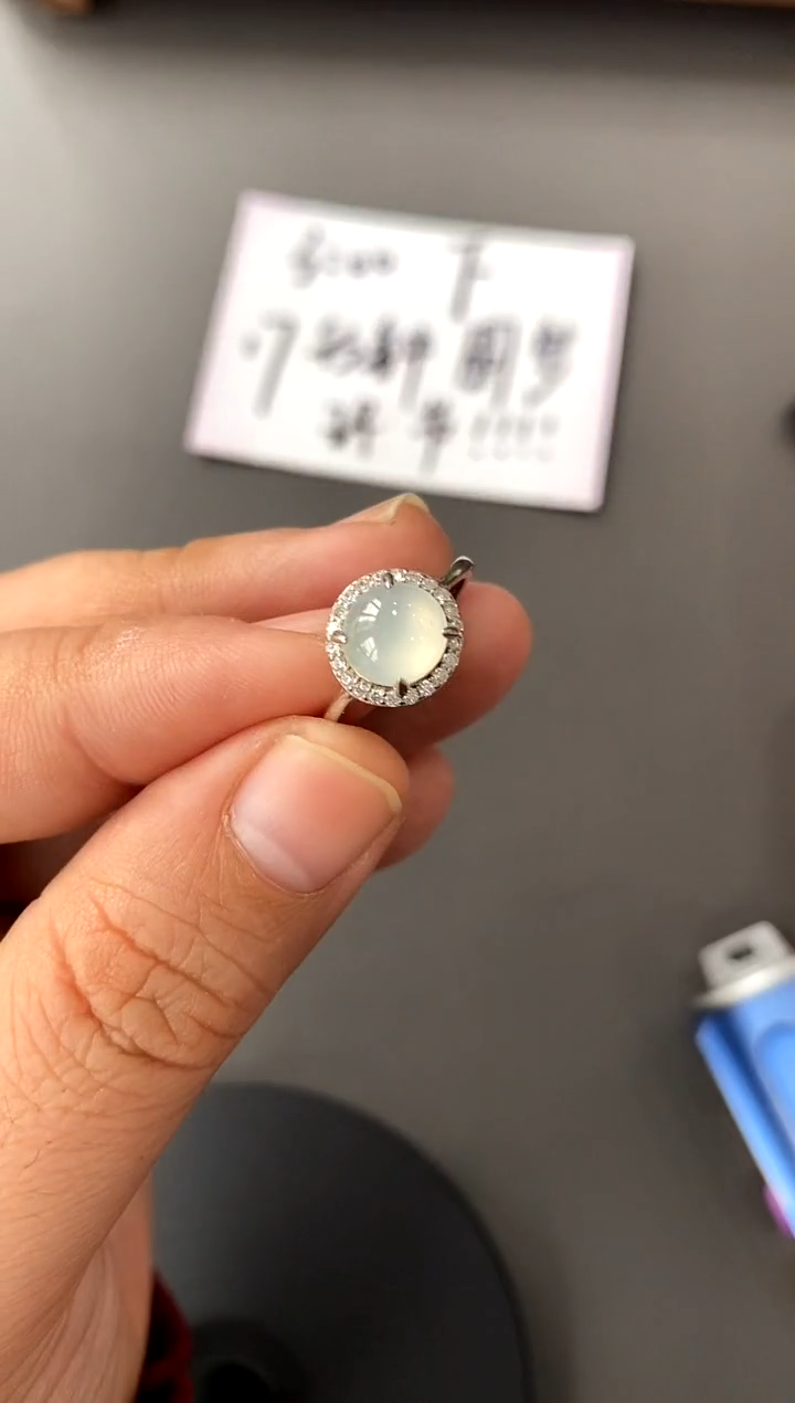【闪购商品】翡翠戒指银S925镶嵌买断价