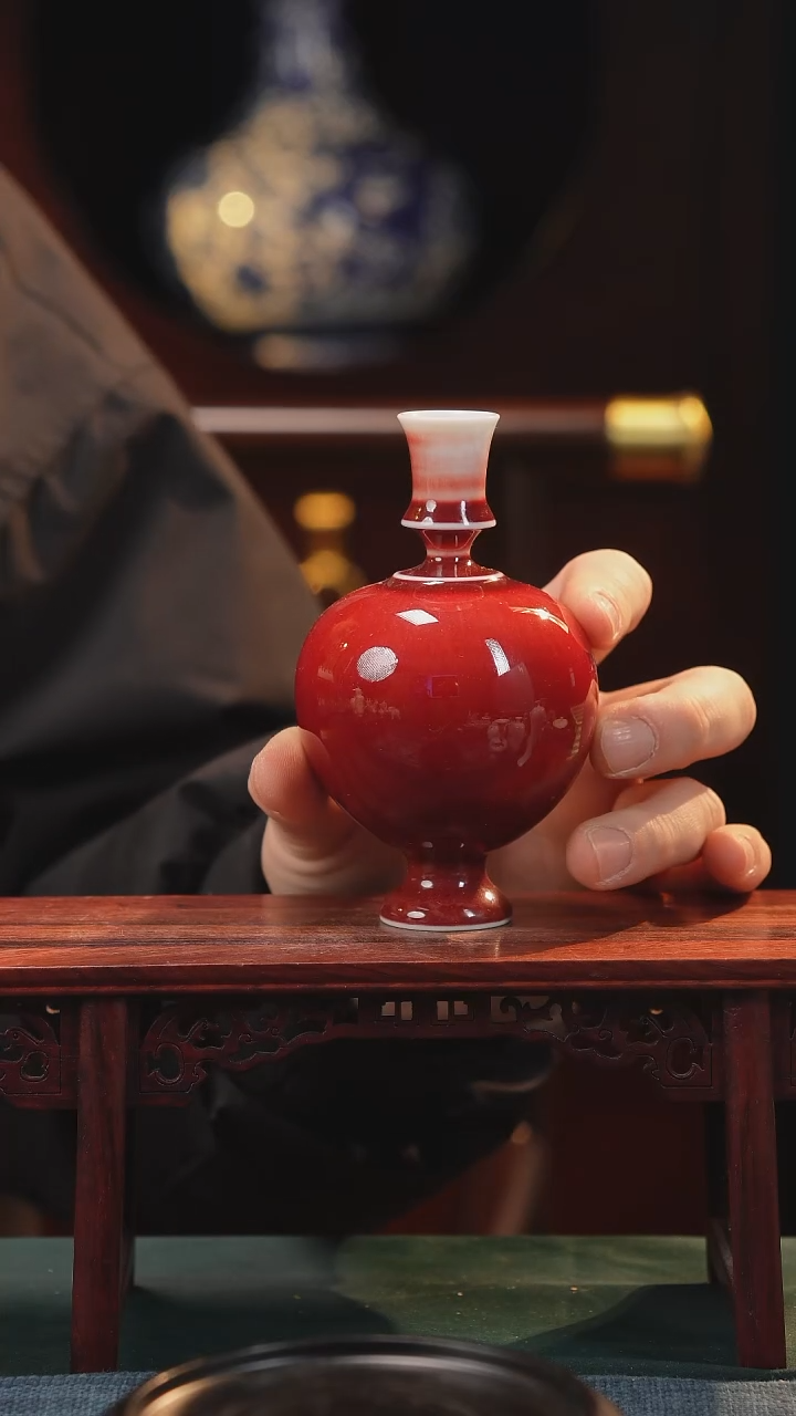 【闪购商品】摆件纯手工高温陶瓷工艺〖郎红〗  