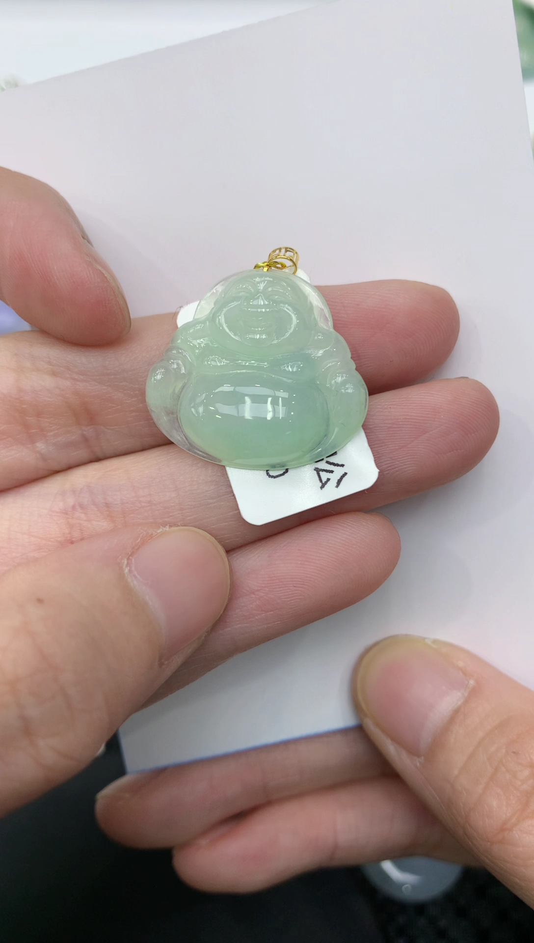 【闪购商品】翡翠颈饰18K金镶嵌111111111