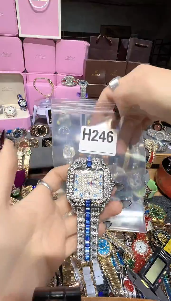 石英机芯不锈钢不锈钢直播定闪专用