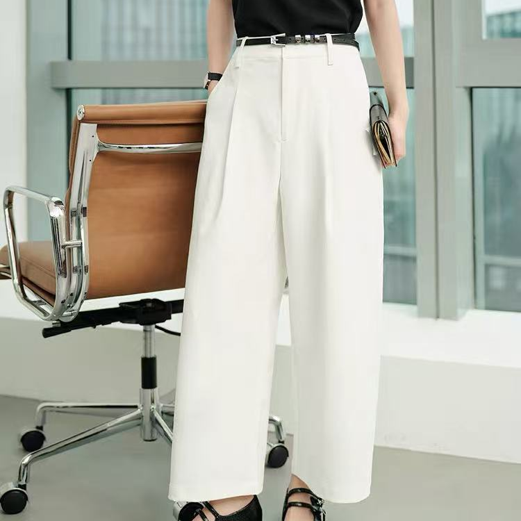 美洋MEIYANG 雅痞二号西裤 舒柔特_捏褶直筒九分裤【小70】-周一