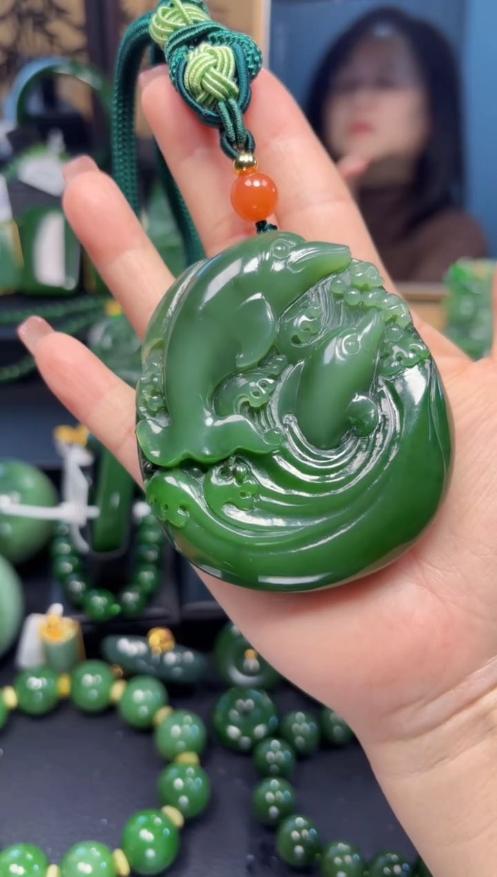 【闪购商品】和田玉（碧玉）把件未镶嵌1