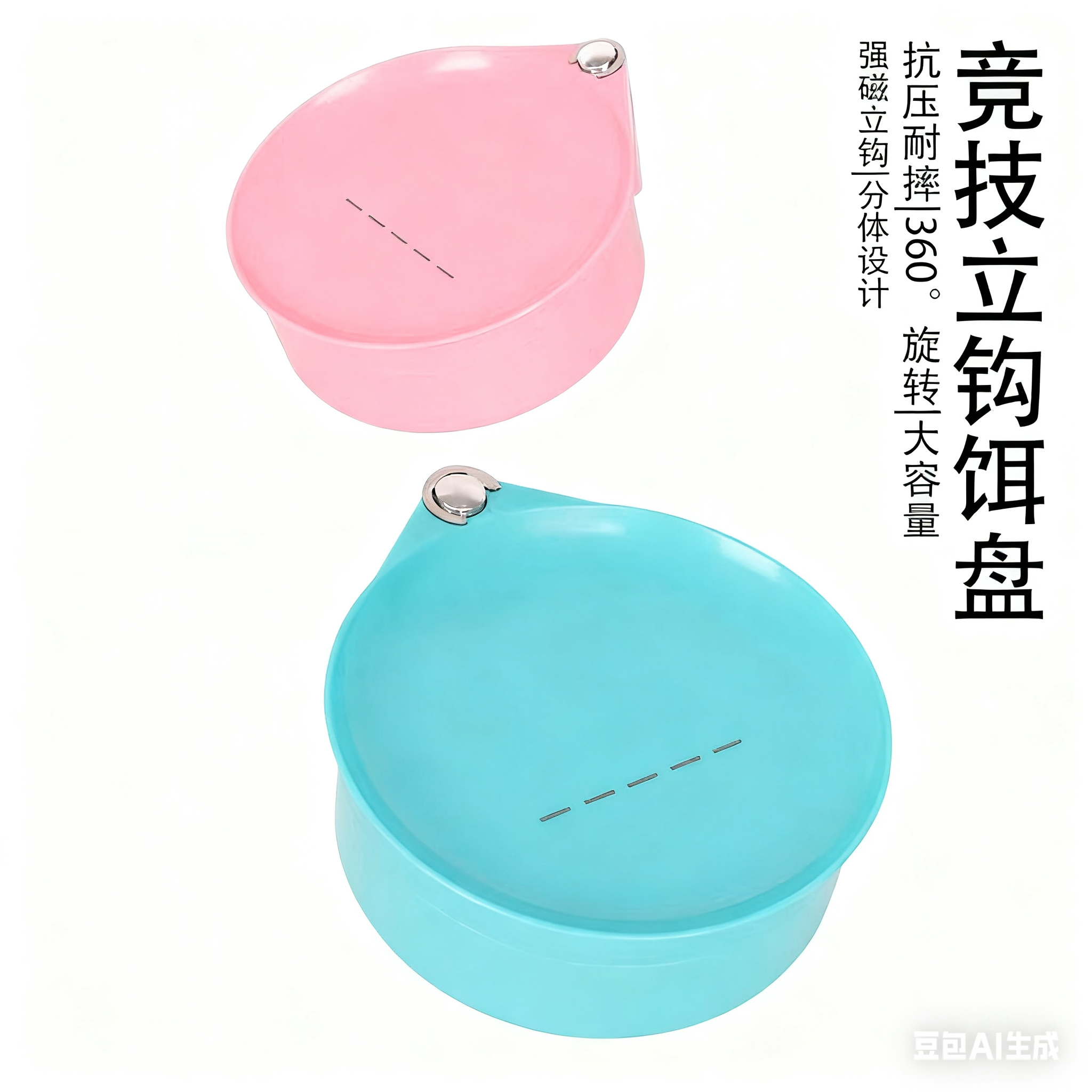 新店福利强磁加深加大通用散泡拉饵盘黑坑野钓适用饵料盆