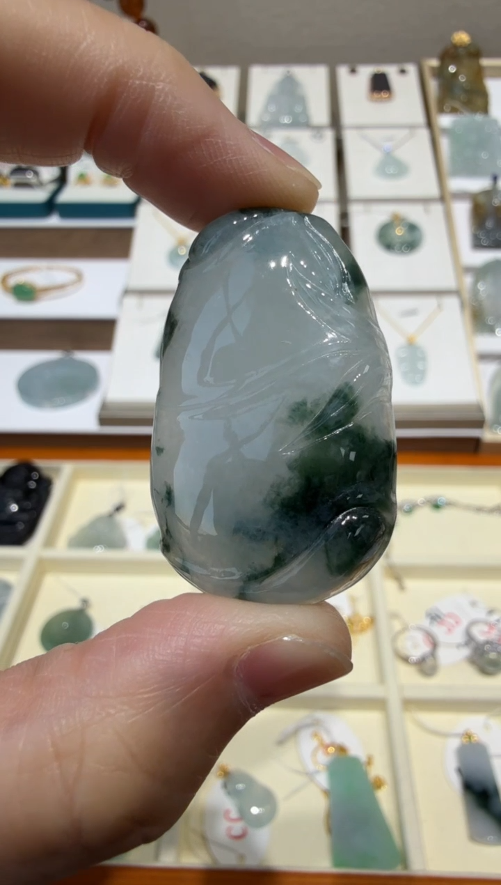 未镶嵌挂件翡翠A货翡翠多样性孤品